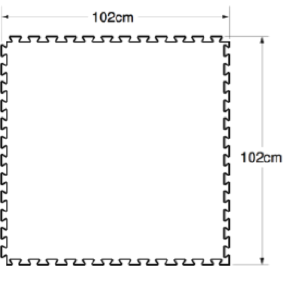 EVA Sport Mat Symmetric Shape